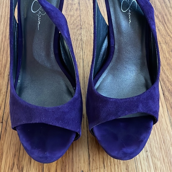 Jessica Simpson Suede Heels - Picture 2 of 4